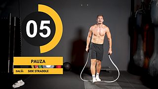 Kondiční skákání přes švihadlo